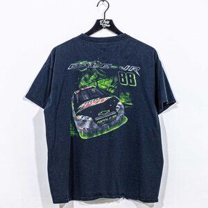 VTG Dale Jr Mountain Dew T-Shirt XXL Nascar 88 Faded Y2K Streetwear Graphic